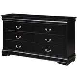 Louis Philippe Black Dresser - Ornate Home