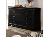 Louis Philippe Black Dresser - Ornate Home