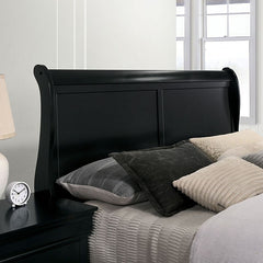 Louis Philippe Black Full Bed - Ornate Home