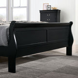 Louis Philippe Black Full Bed - Ornate Home