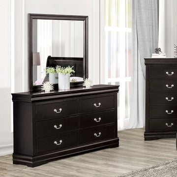 Louis Philippe Black Mirror - Ornate Home