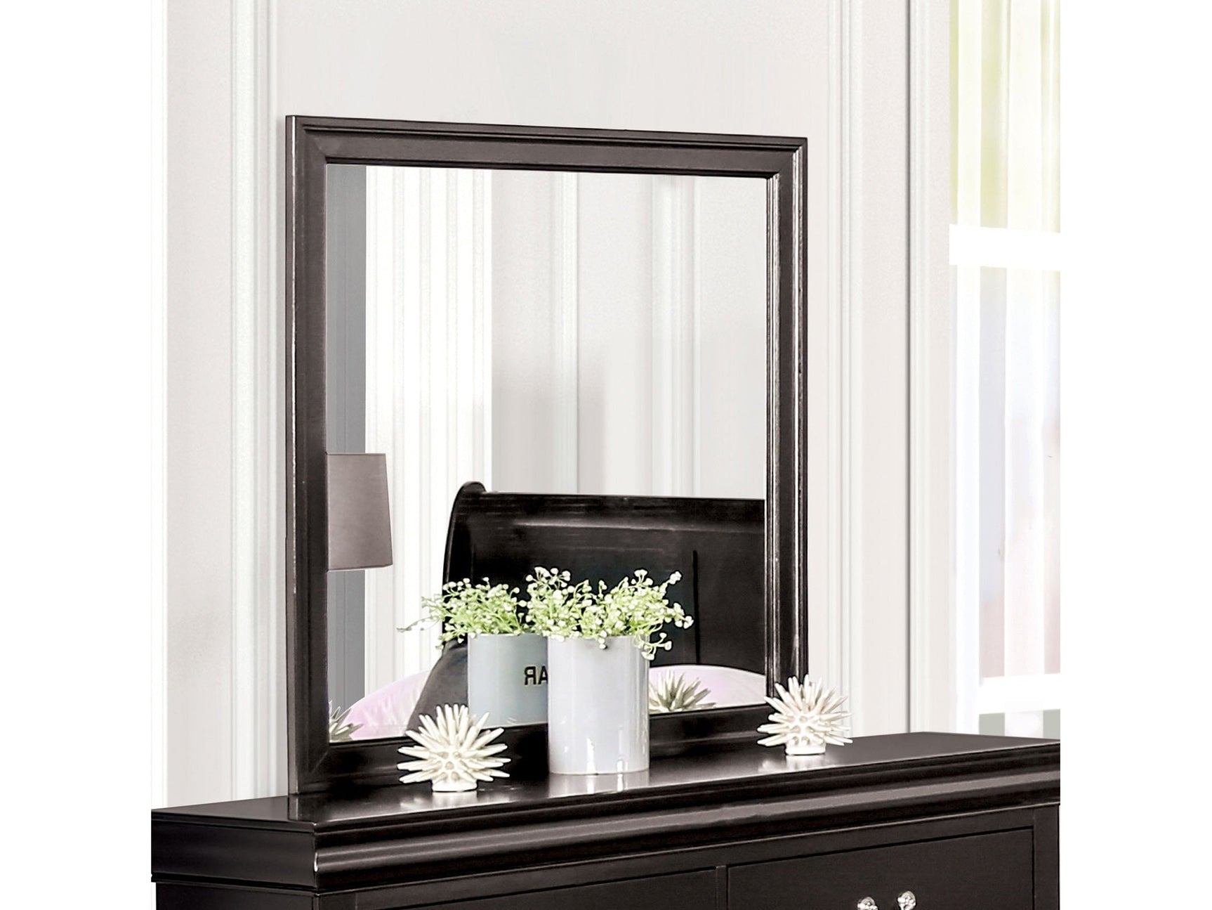 Louis Philippe Black Mirror - Ornate Home