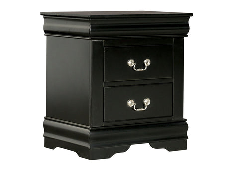 Louis Philippe Black Nightstand - Ornate Home