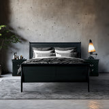 Louis Philippe Black Queen Bed - Ornate Home