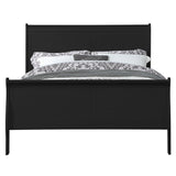 Louis Philippe Black Queen Bed - Ornate Home
