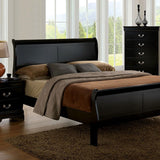 Louis Philippe Black Twin Bed - Ornate Home