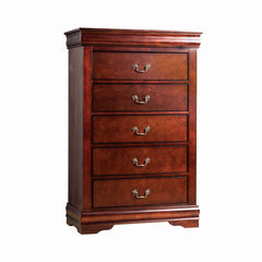 Louis Philippe Dark Cherry Chest - Ornate Home