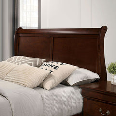 Louis Philippe Dark Cherry Full Bed - Ornate Home