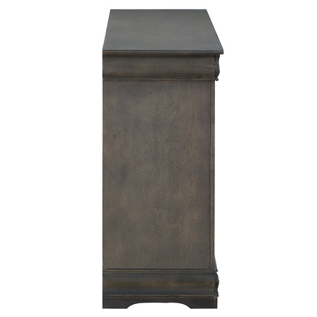 Louis Philippe Dark Gray Dresser - Ornate Home