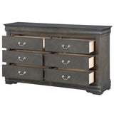 Louis Philippe Dark Gray Dresser - Ornate Home