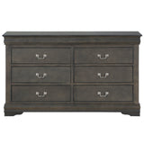 Louis Philippe Dark Gray Dresser - Ornate Home