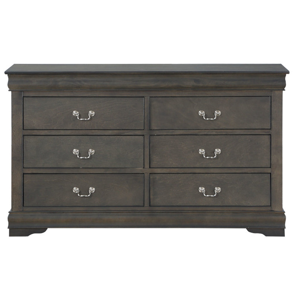 Louis Philippe Dark Gray Dresser - Ornate Home