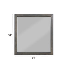 Louis Philippe Dark Gray Mirror - Ornate Home