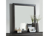 Louis Philippe Dark Gray Mirror - Ornate Home