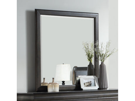 Louis Philippe Dark Gray Mirror - Ornate Home