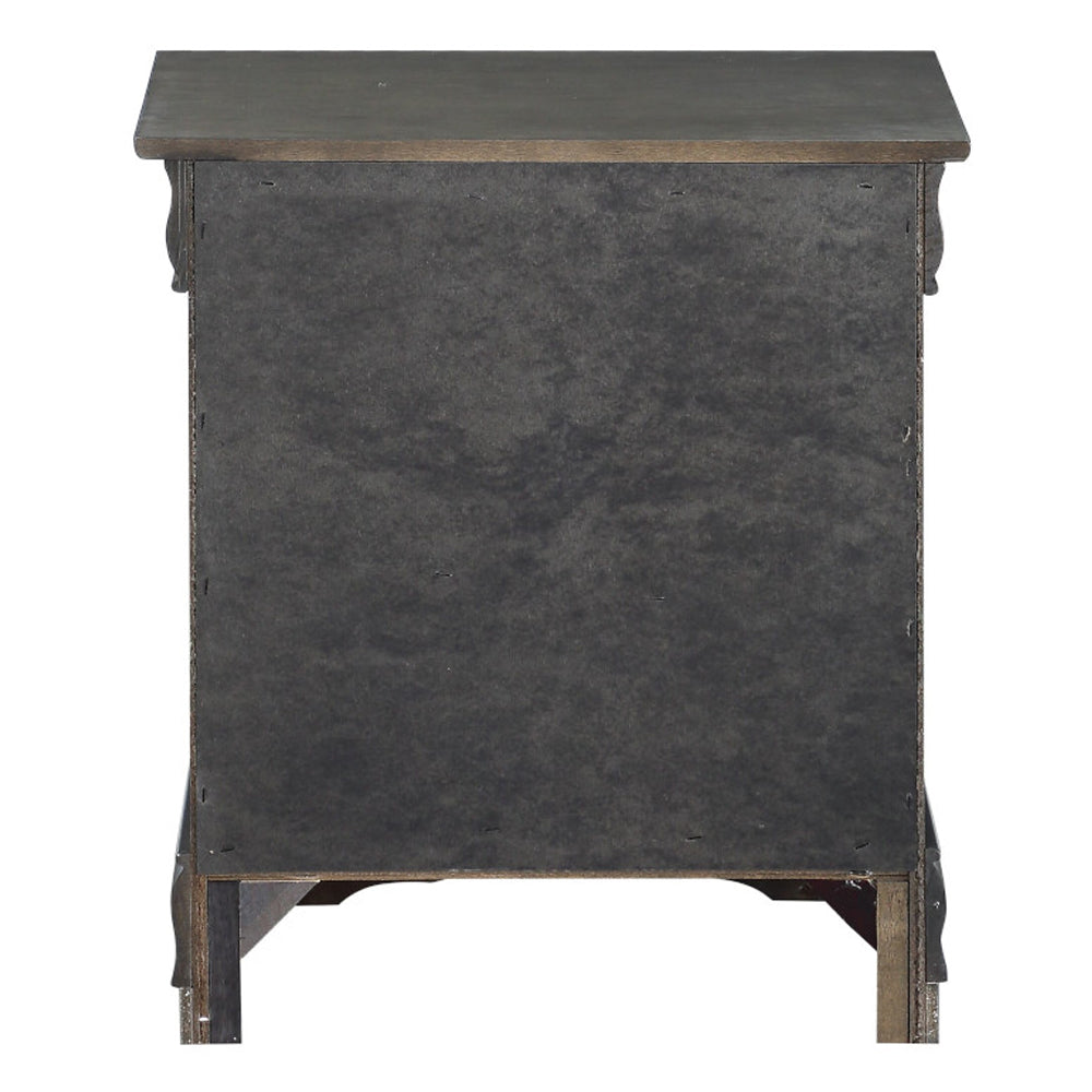 Louis Philippe Dark Gray Nightstand - Ornate Home