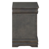 Louis Philippe Dark Gray Nightstand - Ornate Home