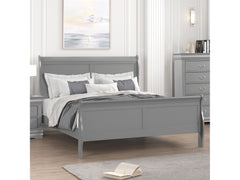 Louis Philippe Gray Full Bed - Ornate Home