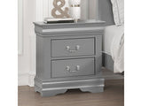 Louis Philippe Gray Nightstand - Ornate Home
