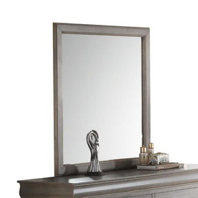 Louis Philippe III Antique Gray Mirror - Ornate Home