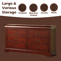 Louis Philippe III Cherry Dresser - Ornate Home