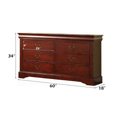 Louis Philippe III Cherry Dresser - Ornate Home