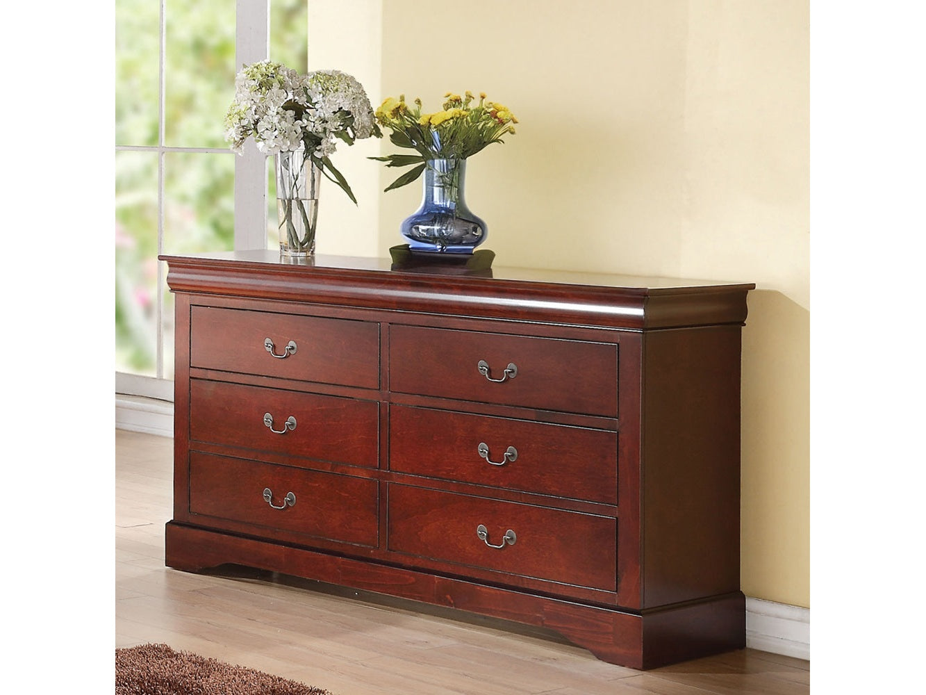 Louis Philippe III Cherry Dresser - Ornate Home