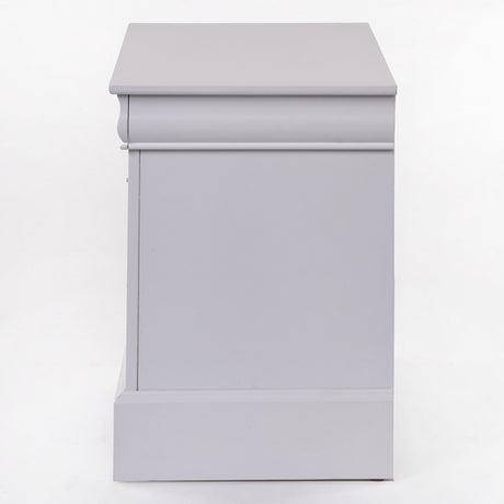 Louis Philippe III White Nightstand - Ornate Home