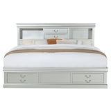 Louis Philippe IiI Platinum Queen Bed - Ornate Home