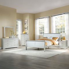 Louis Philippe Platinium Twin Bed - Ornate Home