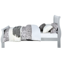 Louis Philippe Platinum Eastern King Bed - Ornate Home