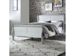 Louis Philippe Platinum Eastern King Bed - Ornate Home