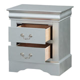 Louis Philippe Platinum Nightstand - Ornate Home