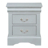 Louis Philippe Platinum Nightstand - Ornate Home