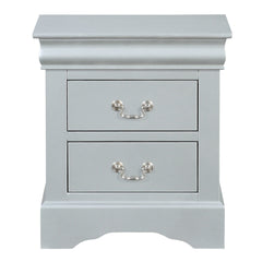 Louis Philippe Platinum Nightstand - Ornate Home