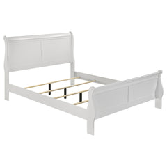 Louis Philippe White 4-piece Queen Bedroom Set - Ornate Home