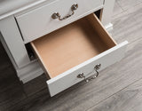 Louis Philippe White Nightstand - Ornate Home
