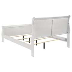 Louis Philippe White 5-piece  Full Bedroom Set - Ornate Home