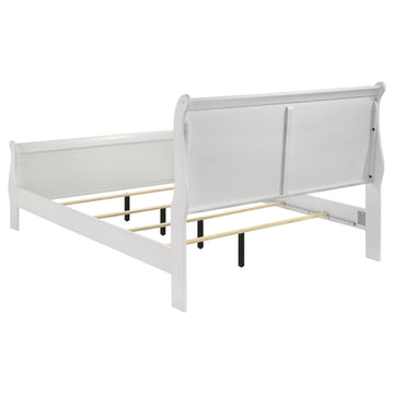 Louis Philippe White 5-piece  Full Bedroom Set - Ornate Home