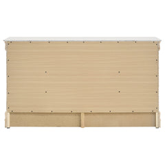 Louis Philippe White  6-drawer Dresser - Ornate Home