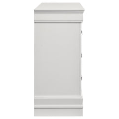 Louis Philippe White  6-drawer Dresser - Ornate Home
