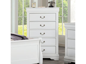 Louis Philippe White Chest - Ornate Home