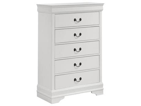 Louis Philippe White Chest - Ornate Home