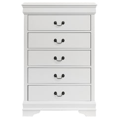 Louis Philippe White Chest - Ornate Home