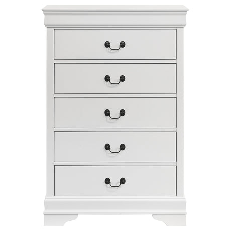 Louis Philippe White Chest - Ornate Home
