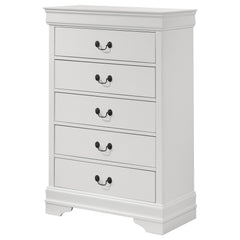 Louis Philippe White Chest - Ornate Home