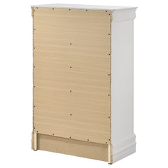 Louis Philippe White Chest - Ornate Home