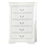 Louis Philippe White Chest - Ornate Home