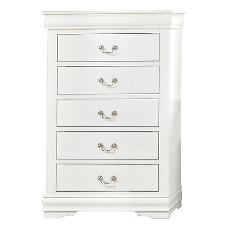Louis Philippe White Chest - Ornate Home