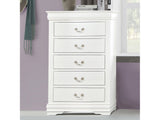 Louis Philippe White Chest - Ornate Home